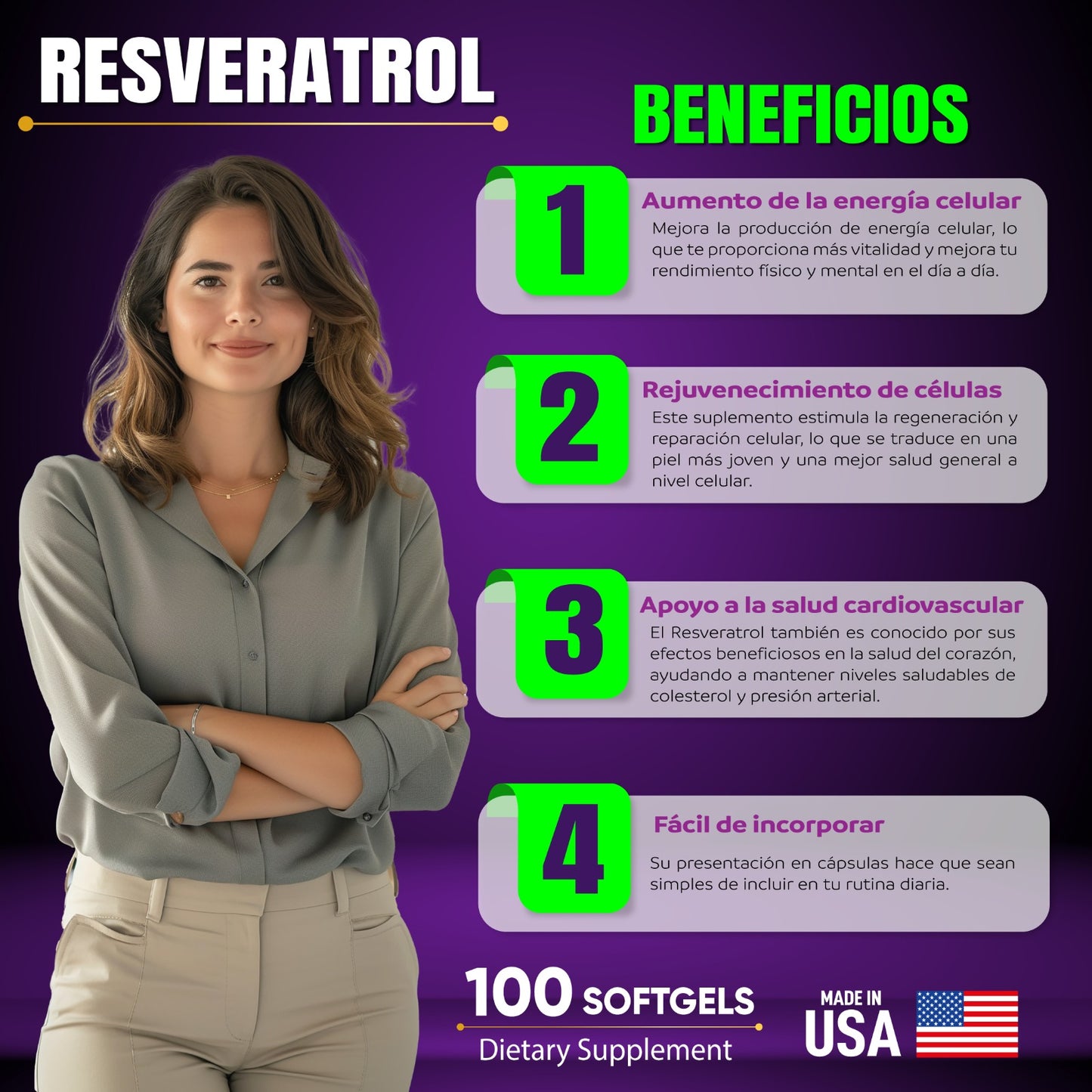 RESVERATROL AMERICANO PURO X2