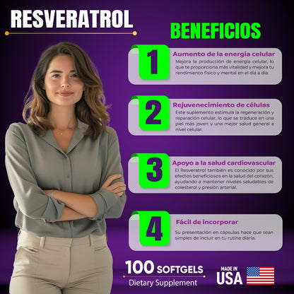 RESVERATROL AMERICANO PURO X2