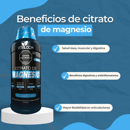 CITRATO DE MAGNESIO PURO Liquido 1000ml