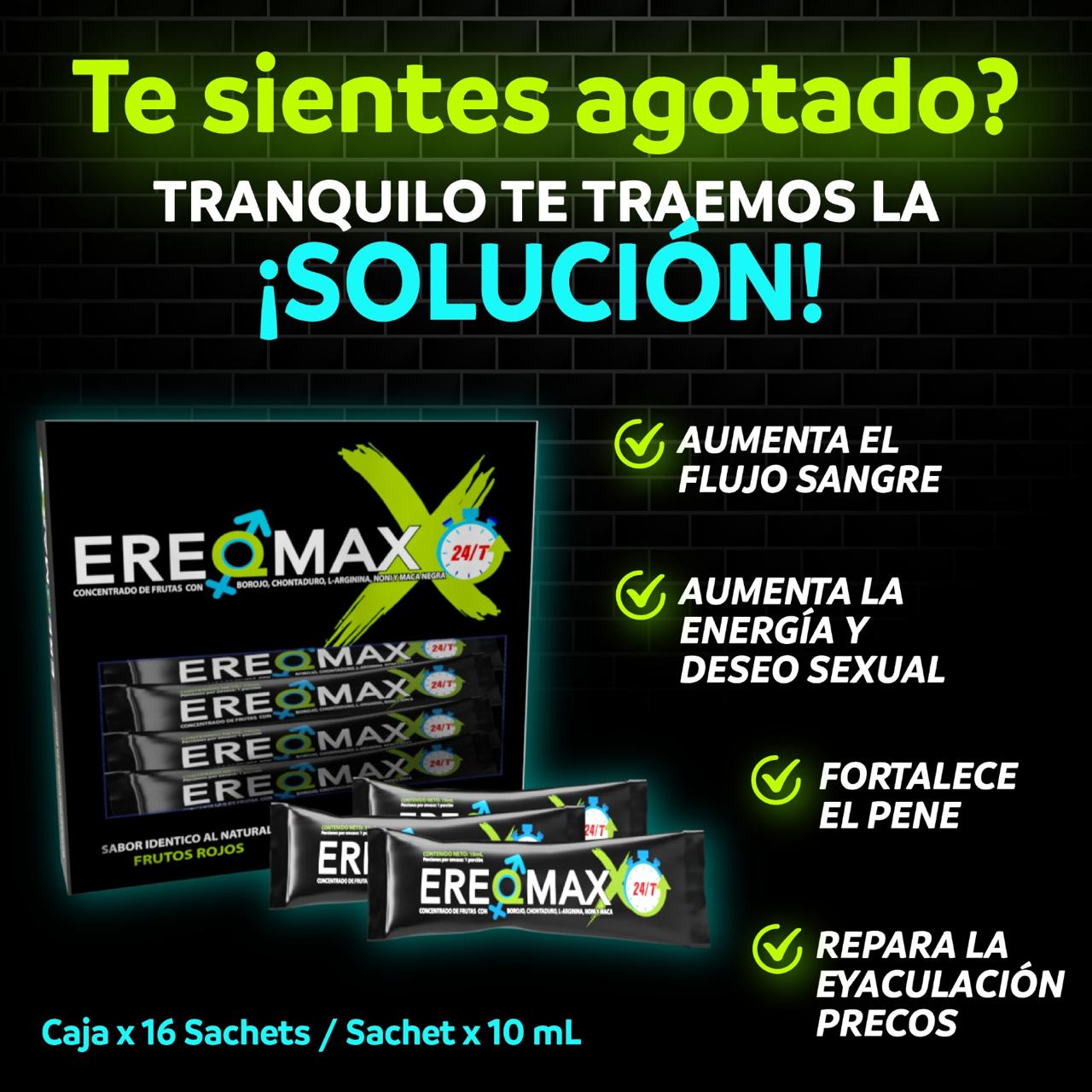 EREQMAX-x16 Potencializador Masculino Natural