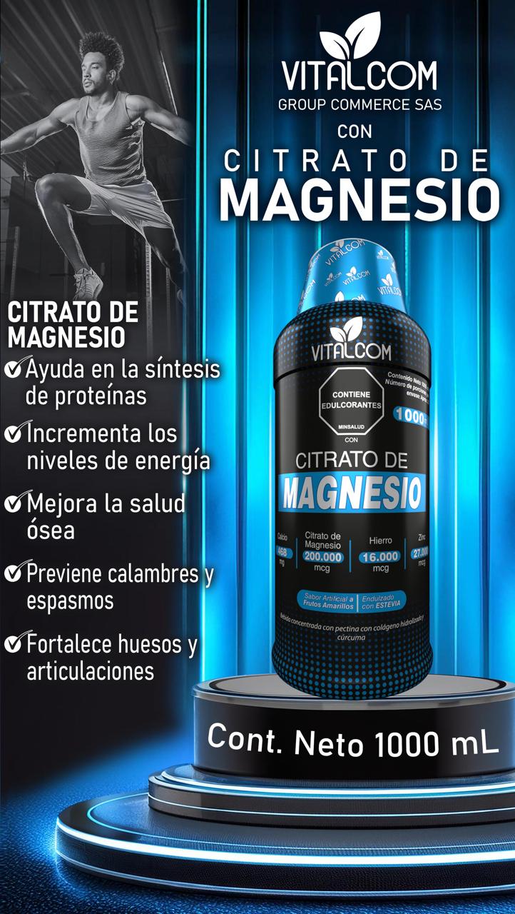 CITRATO DE MAGNESIO PURO Liquido 1000ml